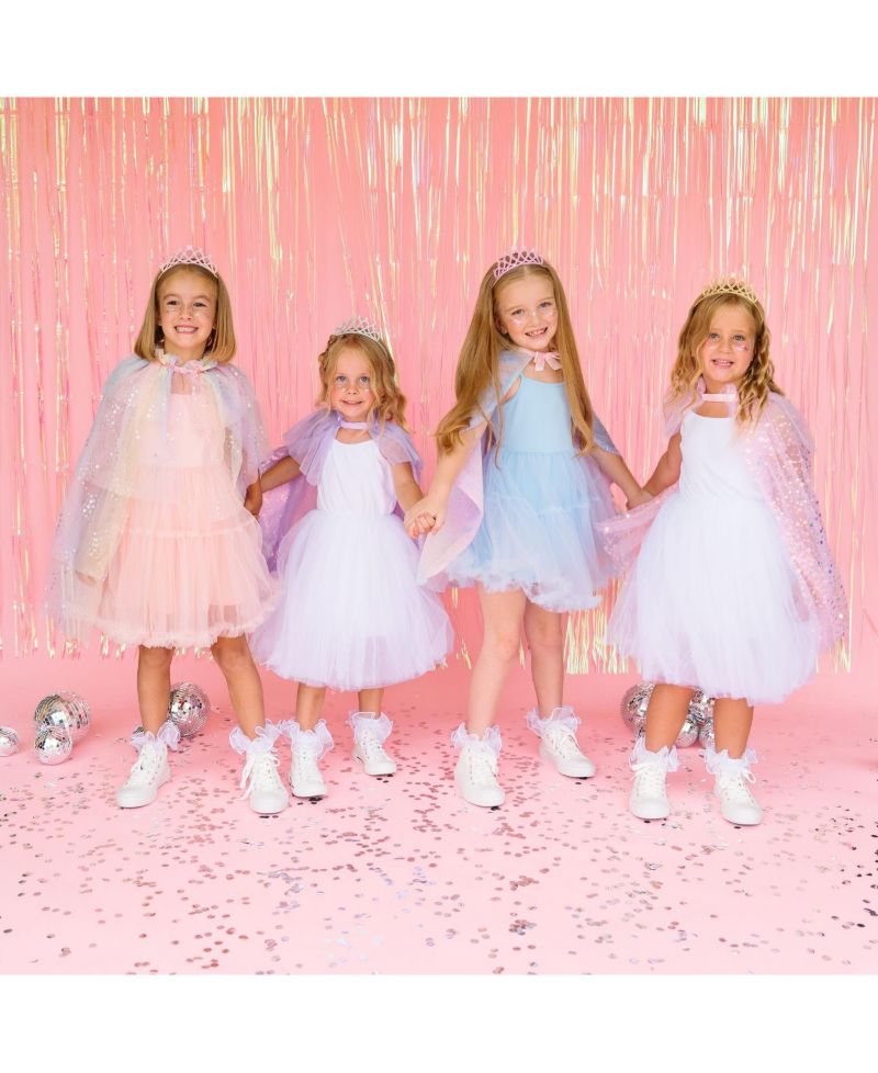 Girls Rainbow Dream Sequin Cape