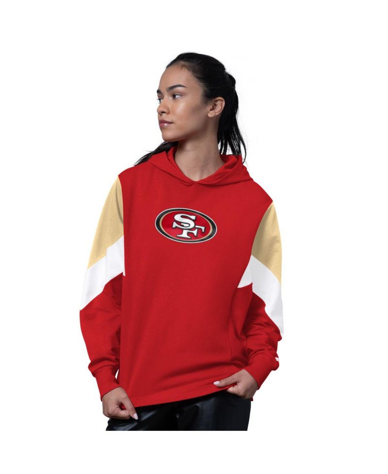 Women's Scarlet San Francisco 49ers Scrimmage Hoodie