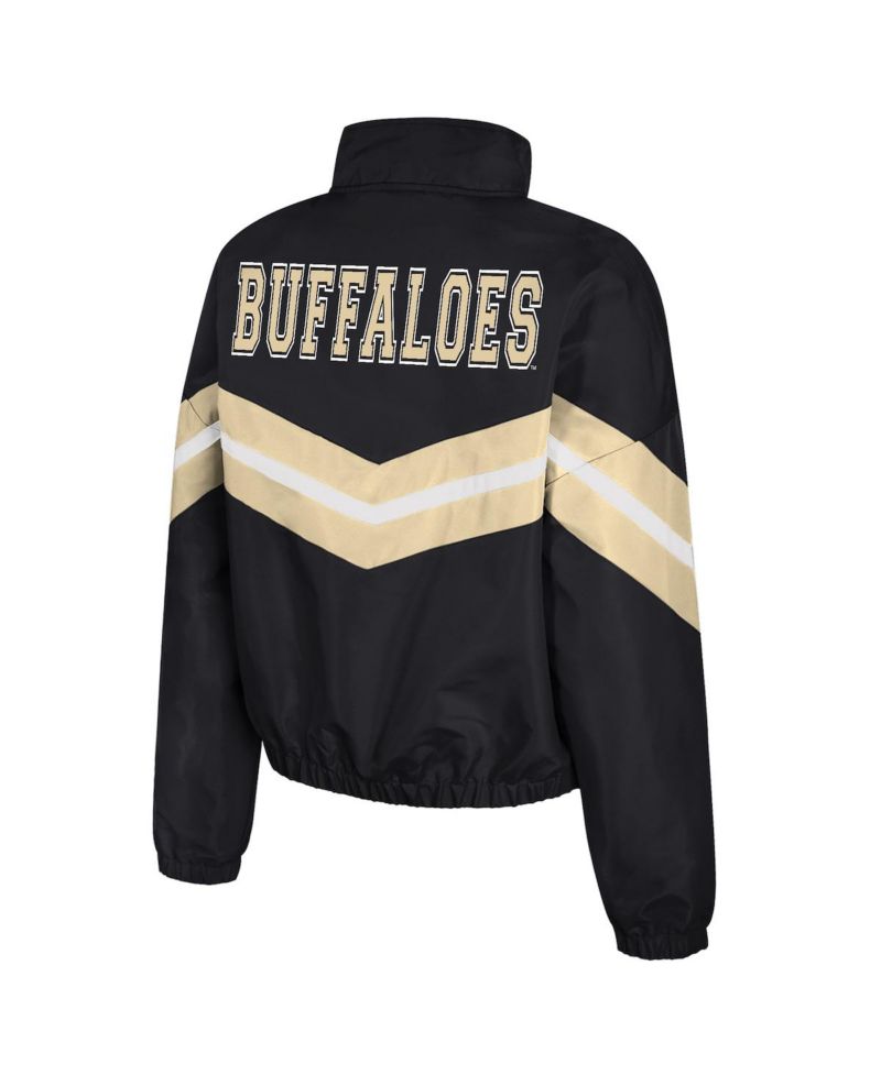 Women's Black Colorado Buffaloes Thin Ice Full-Zip Windbreaker Jacket