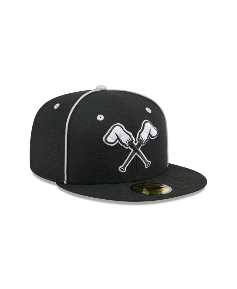 Men's Black Montgomery Biscuits Theme Nights 59FIFTY Fitted Hat