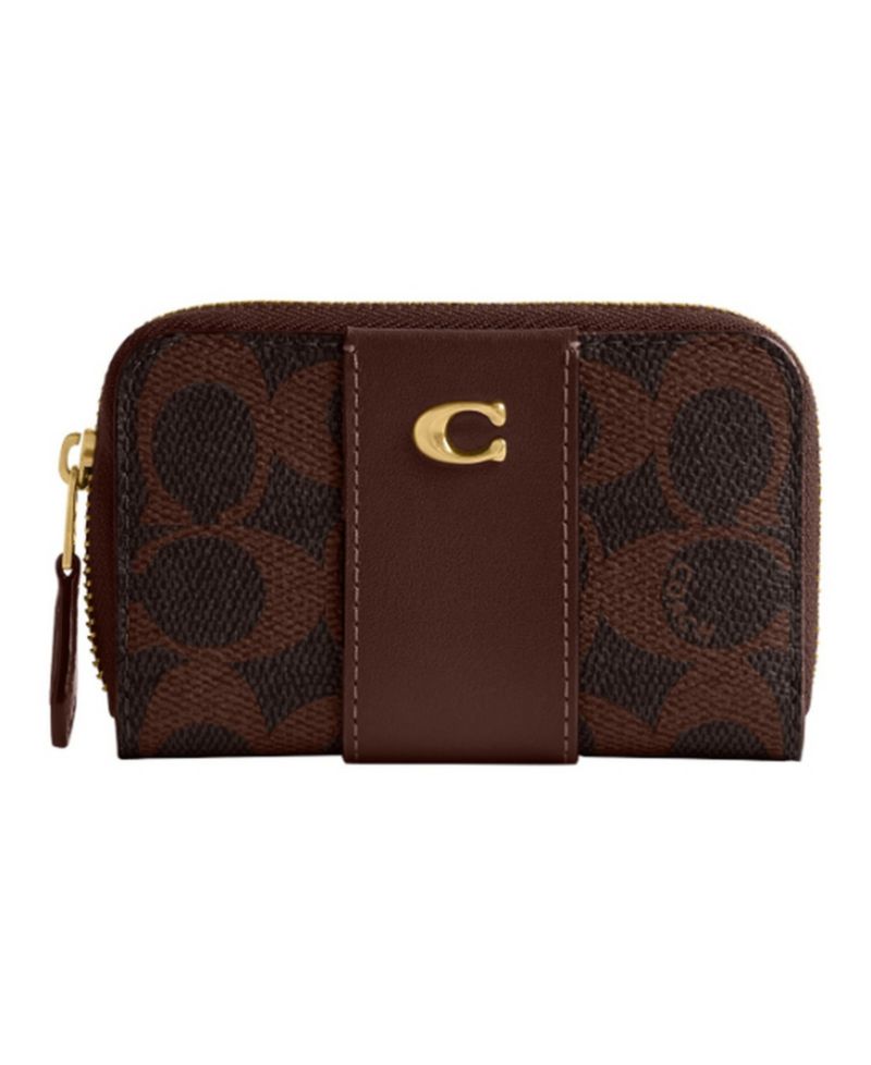 Essential Small Signature Canvas Zip Around Card Case