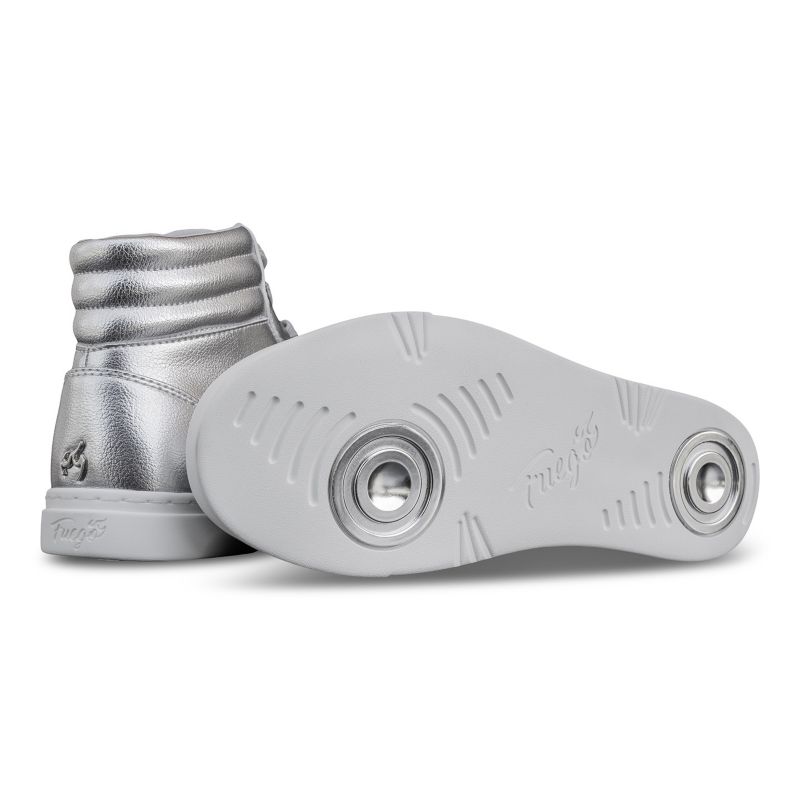Men's Silver High-top Sneaker