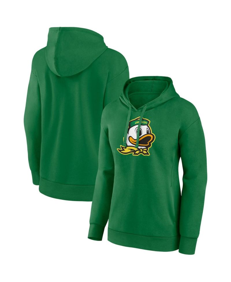 Women's Green Oregon Ducks Evergreen Pullover Hoodie