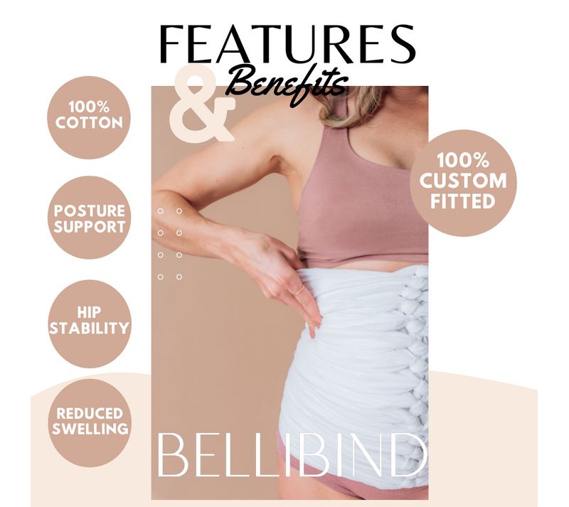 Maternity 2-in-1 Belly Besties Custom Postpartum Recovery Belly Wrap Support