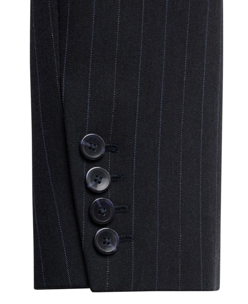 Women's Selection Pinstripe V-Neck Wool-Blend Blazer