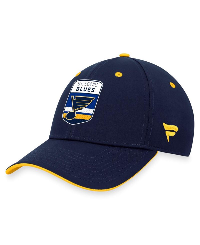 Men's Navy St. Louis Blues 2023 NHL Draft Flex Hat