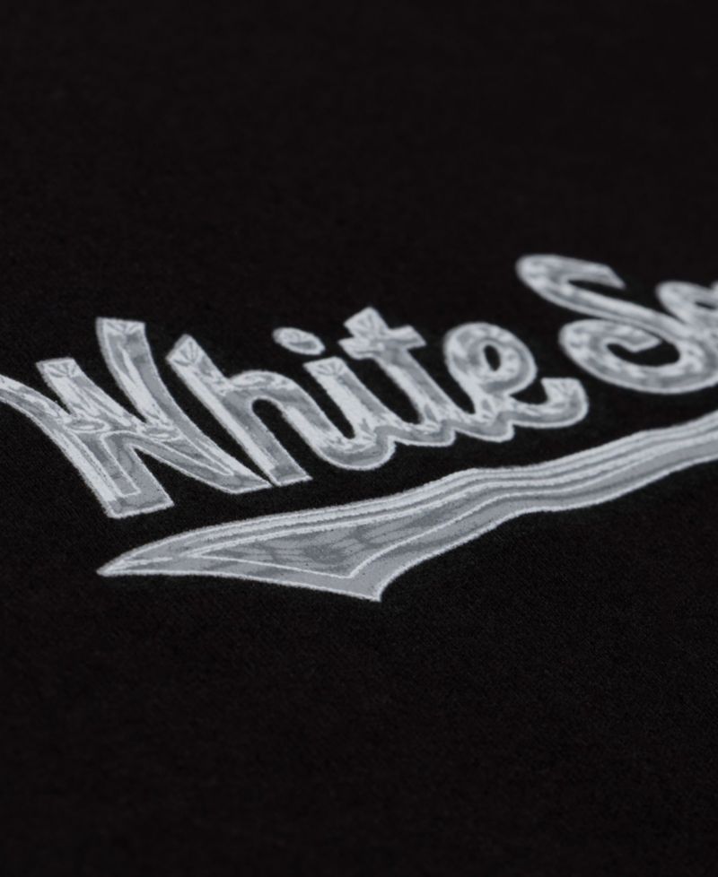 Men's Black Chicago White Sox Chrome Heritage T-Shirt