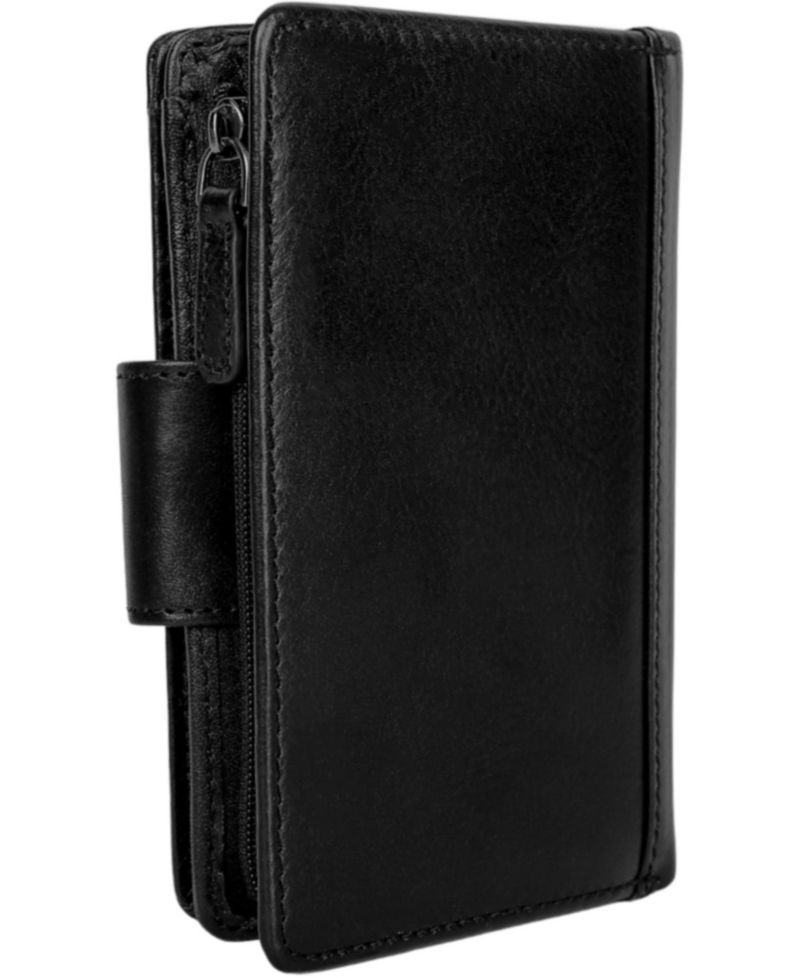 Pelle D'oro RFID Secure Snap Trifold Wallet