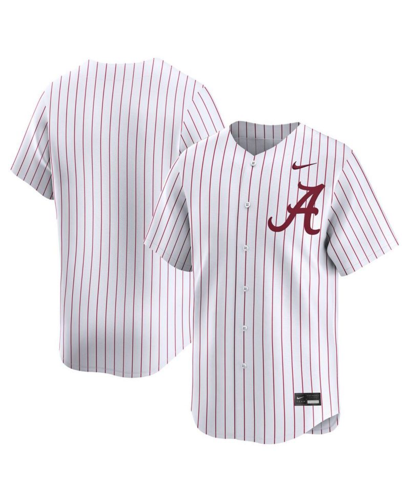 Men's White Alabama Crimson Tide College Limited Baseball Jersey