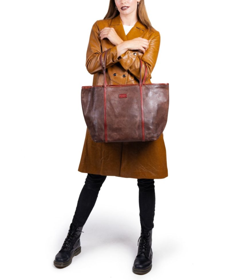 Alder Large Leather Tote Bag