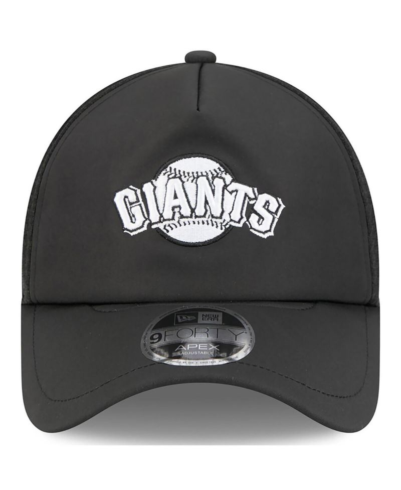 Men's Black San Francisco Giants 2026 Batting Practice Alternate Apex 9FORTY Adjustable Hat
