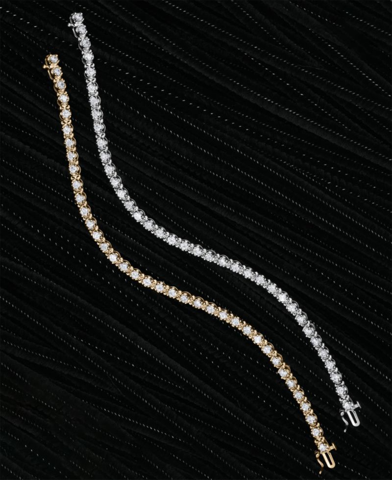 Diamond Bracelet Collection (2-3/4 ct. t.w. - 3-3/4 ct. t.w.) in 14k White or Yellow Gold, 6-1/2" to 9"