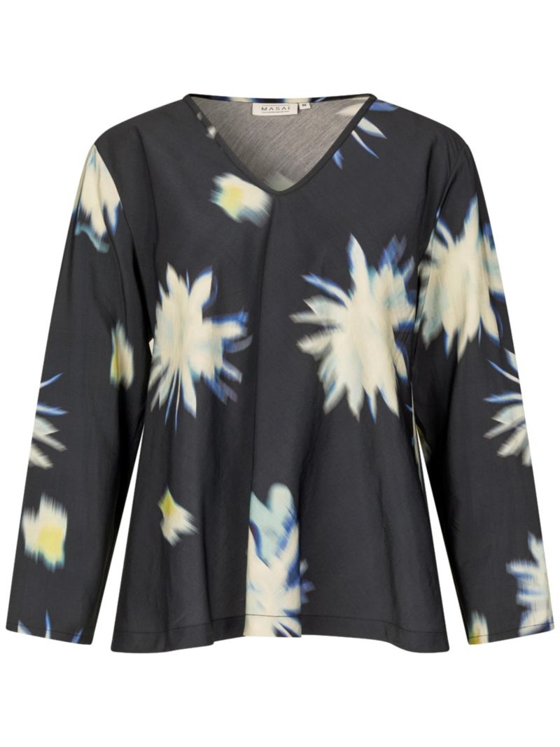 Women's Kala Long Sleeve V-Neck Blouse