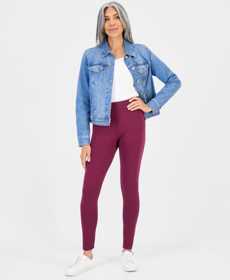 Petite High-Rise Basic Leggings