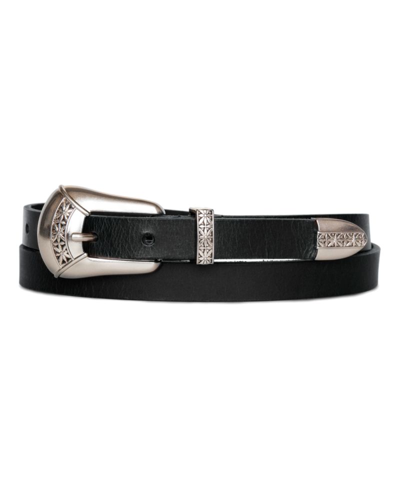 Women's Western Hardware Leather Pant Belt