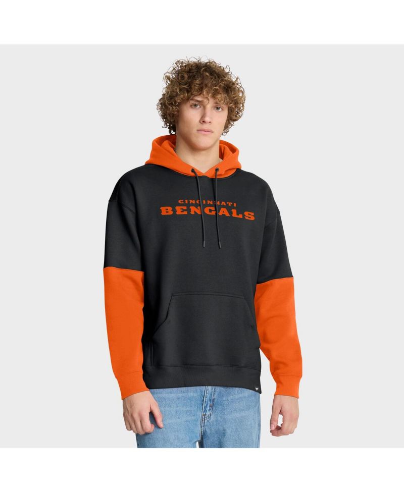 Men's Black Cincinnati Bengals Helmet Pullover Hoodie
