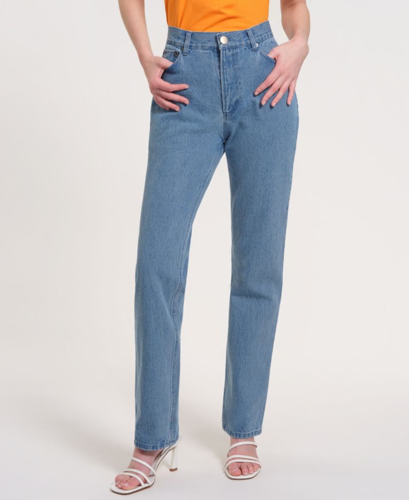 Women's Mid-Rise Straight-Leg Pants