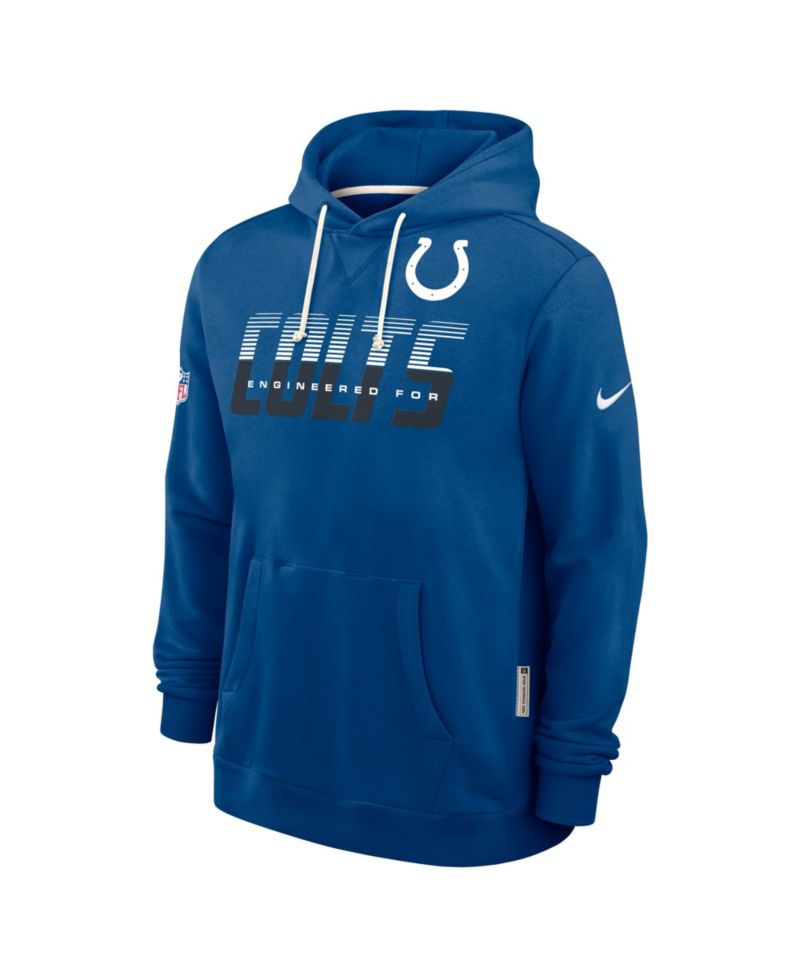 Men's Royal Indianapolis Colts Sideline Standard Issue Dri-FIT Hoodie
