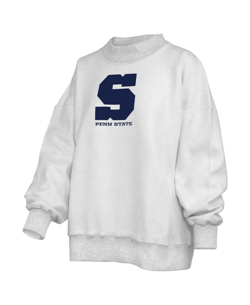 Women's Heather Gray Penn State Nittany Lions Reversible Sweatshirt