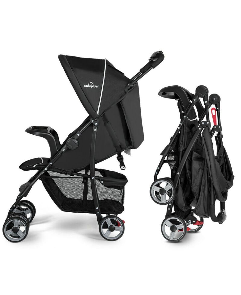 / Foldable, Lightweight, Travel-friendly, 5-Point Safety System / Toddler Stroller