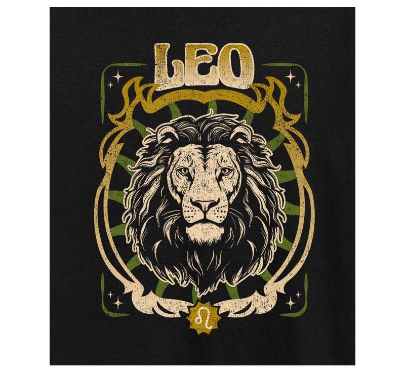 Leo Zodiac Plus Size Graphic T-Shirt
