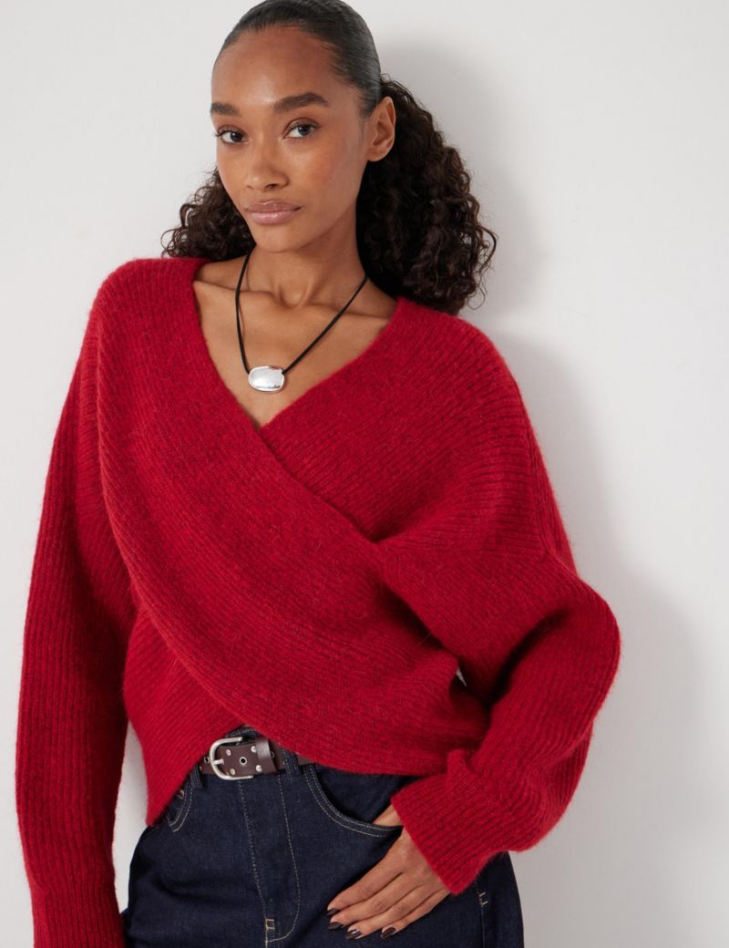 Women's Wool Blend Jumper Sweater