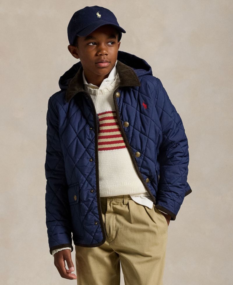 Boys' 8-20 Hooded Barn Jacket