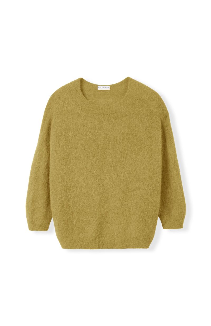 Women's Crew Neck Alpaca Sweater