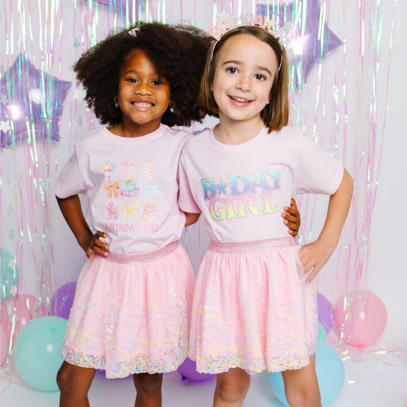 Little and Big Girls Pastel Confetti Tutu Skirt