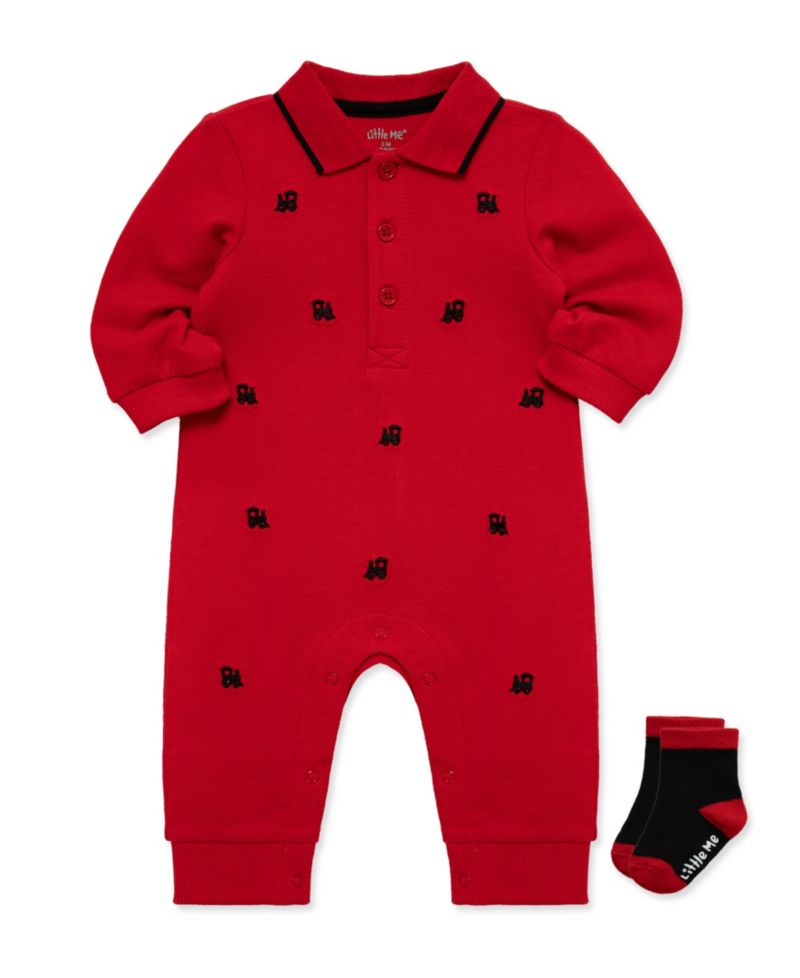 Baby Boys' Trains coverall and Socks, 2-Piece Set