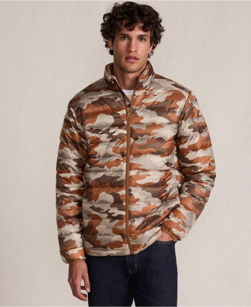 Men's Wanderweight Packable Print Down Jacket