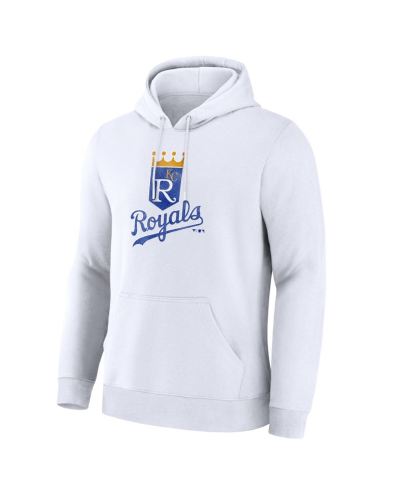 Men's White Kansas City Royals Heritage Hoodie