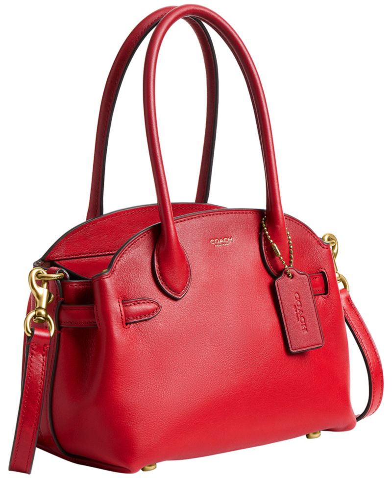 Soft Empire Small Leather Satchel Bag 21