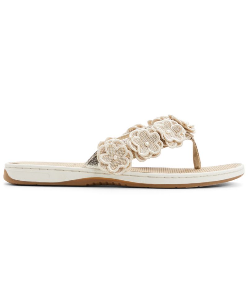 Women's Seafish Floral Open Toe Slip-On Sandals