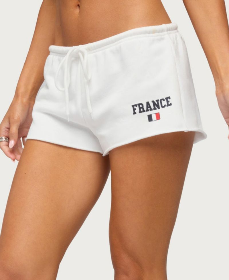 Women's France Low Rise Micro Shorts
