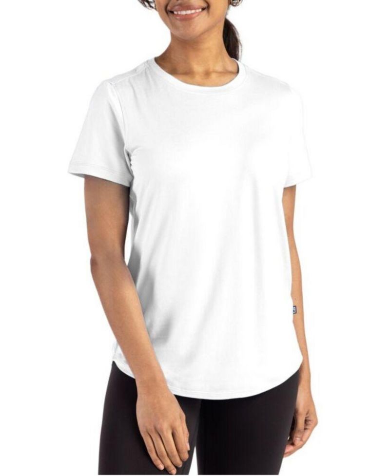 Women's Cutter and Buck Coastline Epic Comfort Recycled Short Sleeve Tee