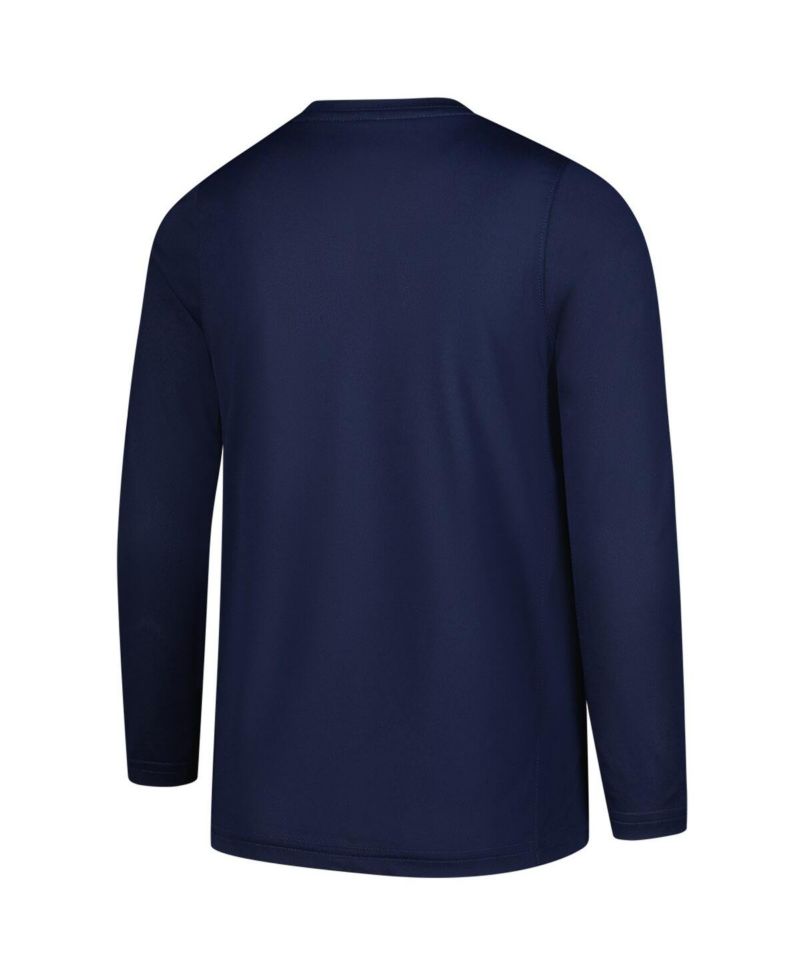 Big Boys and Girls Navy U.S. Paralympics Legend Long Sleeve T-Shirt