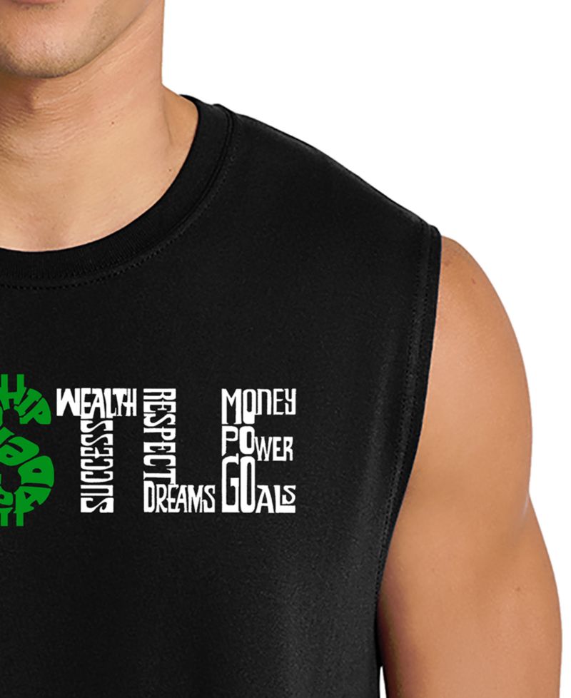 Men's Hustle Money Design Tank Top