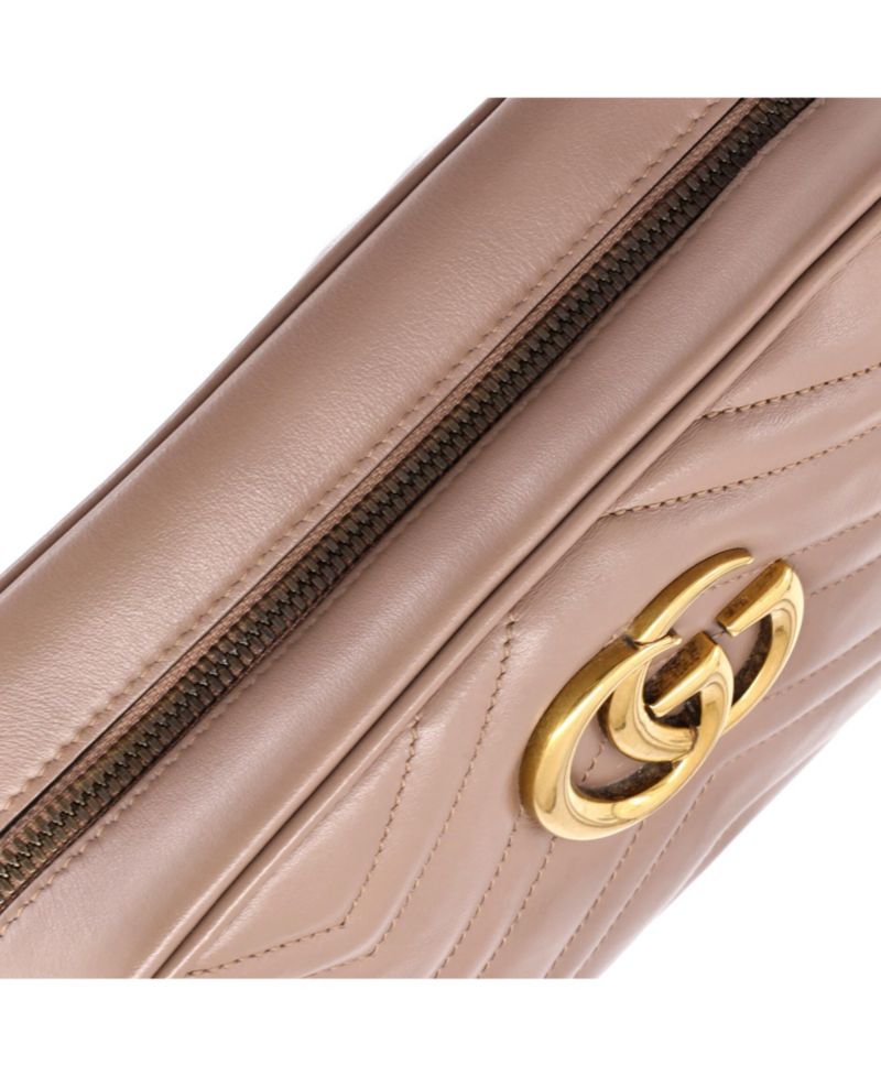 Small GG Marmont Shoulder Bag Matelasse Leather