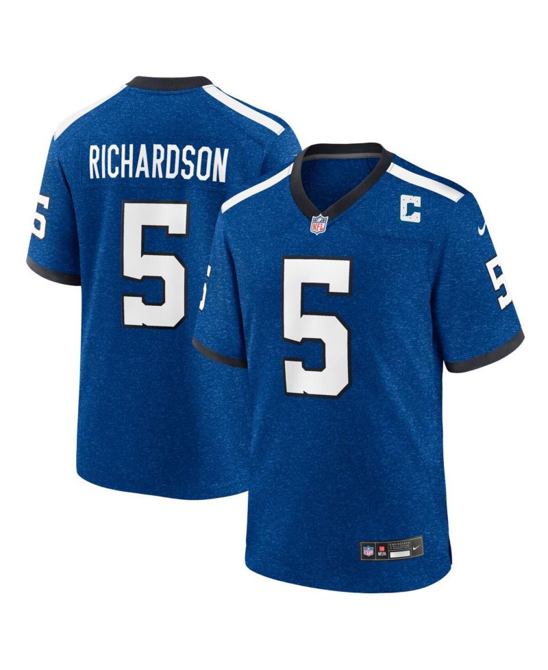 Men's Anthony Richardson Indianapolis Colts 2023 NFL Draft First Round Pick Game Jersey