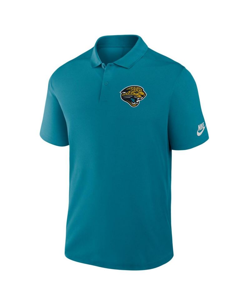 Men's Teal Jacksonville Jaguars Rewind Victory Performance Polo Shirt