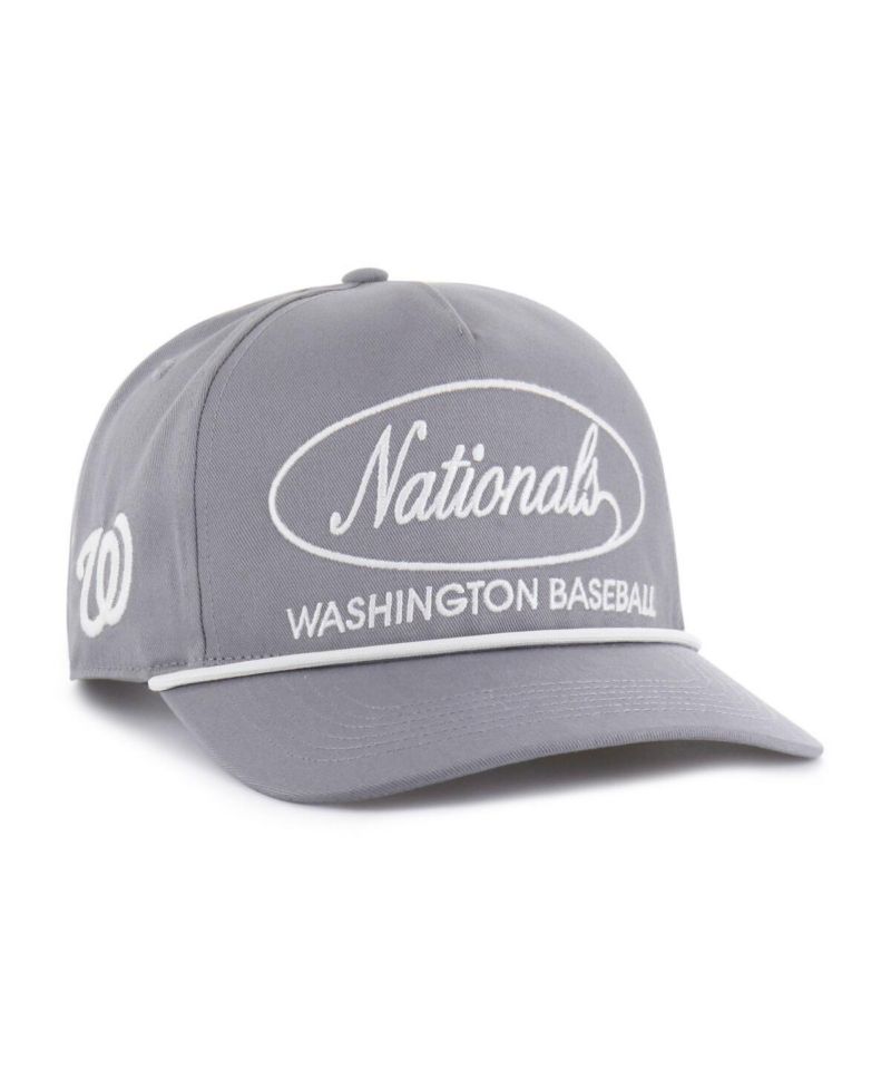 Men's Gray Washington Nationals Foundational Hitch Adjustable Hat
