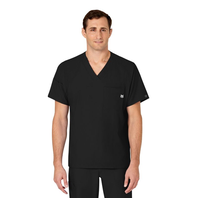 Men's W123 V-Neck Scrub Top