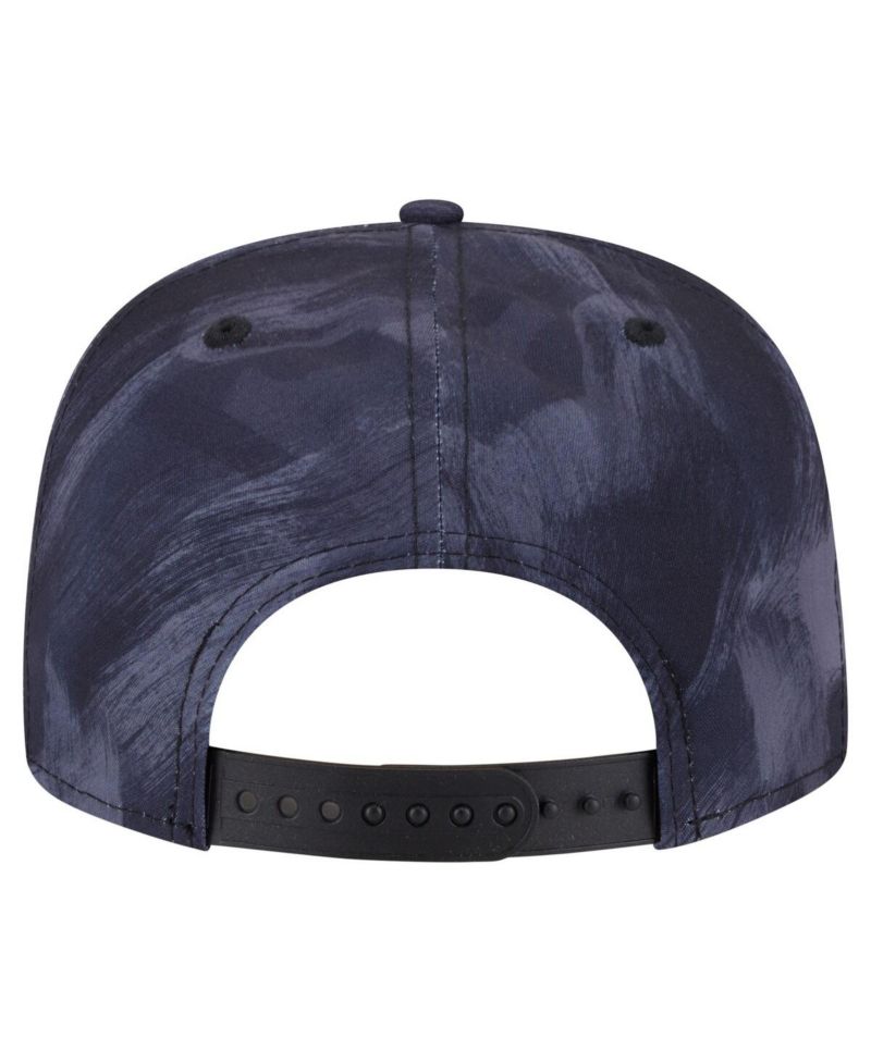 Men's Navy Los Angeles Angels Printed Golfer Snapback Hat