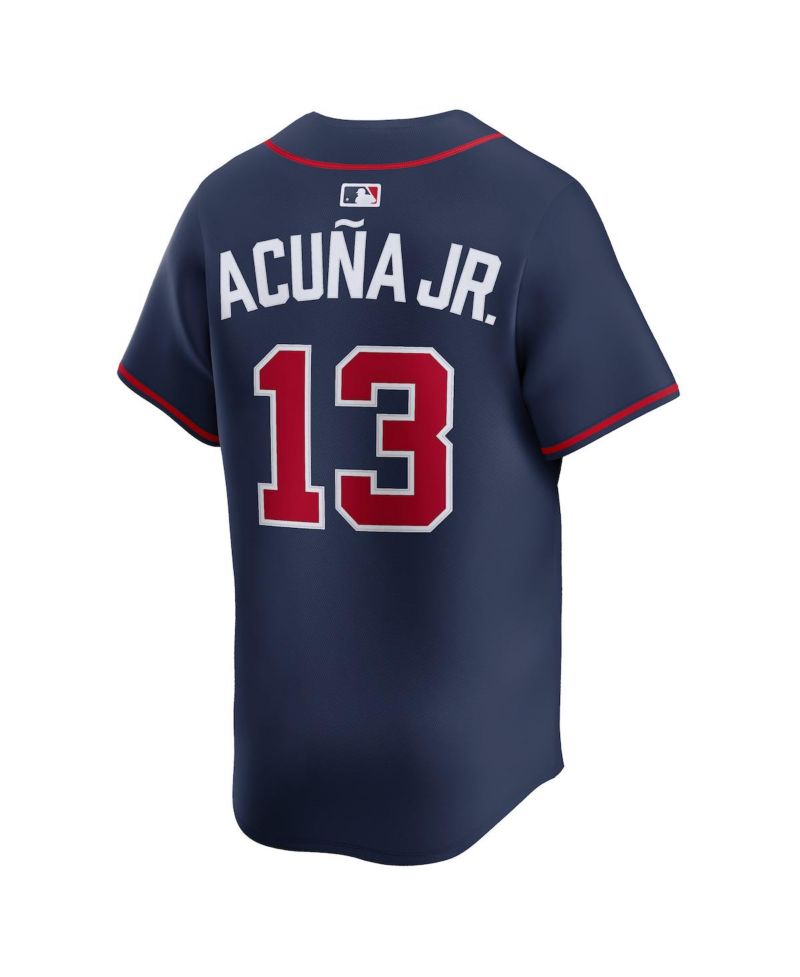 Men's Ronald Acuna Jr. Navy Atlanta Braves Alternate Limited Jersey