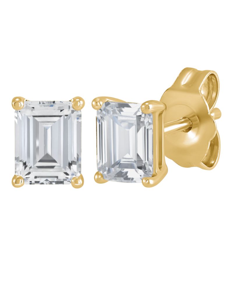 IGI Certified Lab-Grown Diamond Stud Earrings (1 ct. t.w.) in 14k White or Yellow Gold