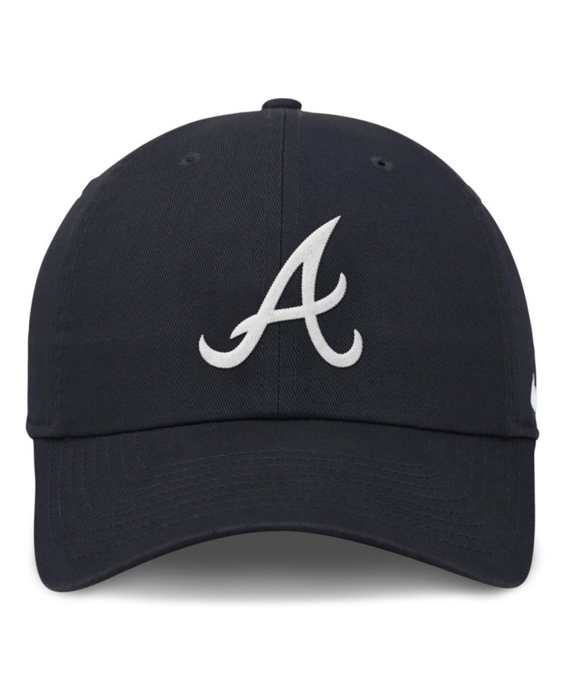 Men's Navy Atlanta Braves Club Adjustable Hat