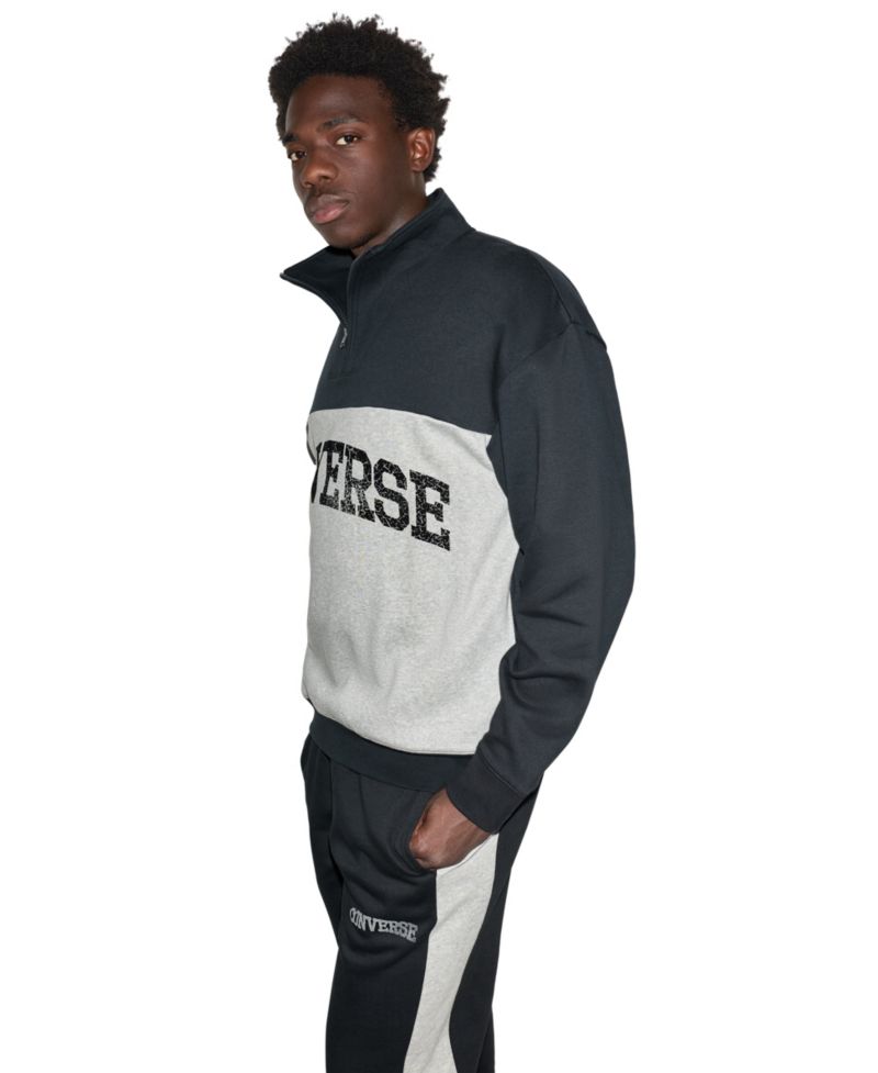 Men's Chuck Color-Block Quarter-Zip Sweatshirt