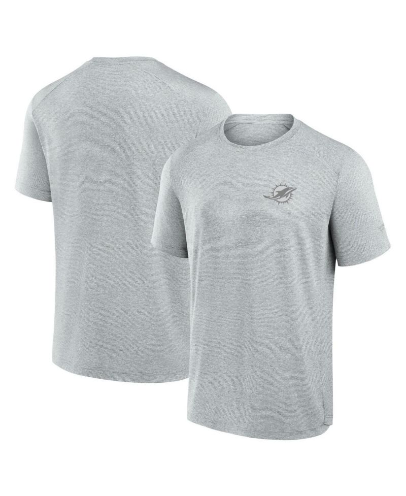 Men's Gray Miami Dolphins Front Office Tech T-Shirt