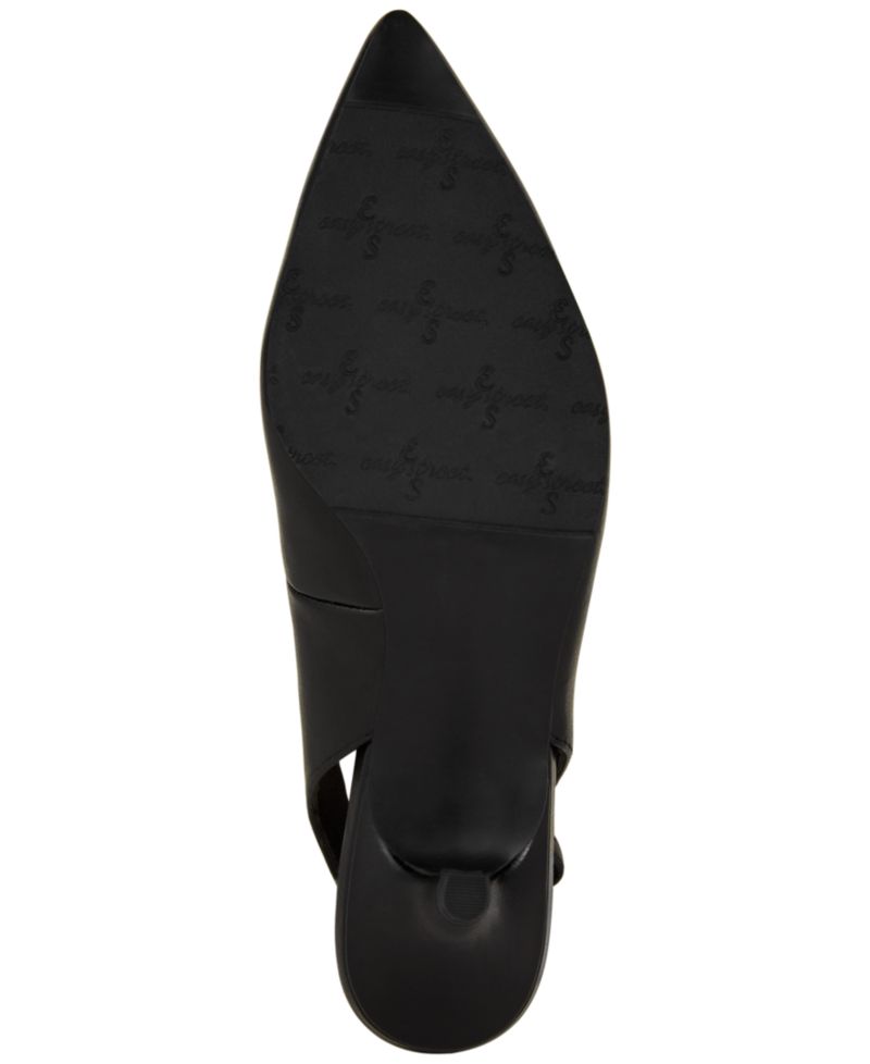 Faye Slingback Kitten-Heel Pumps